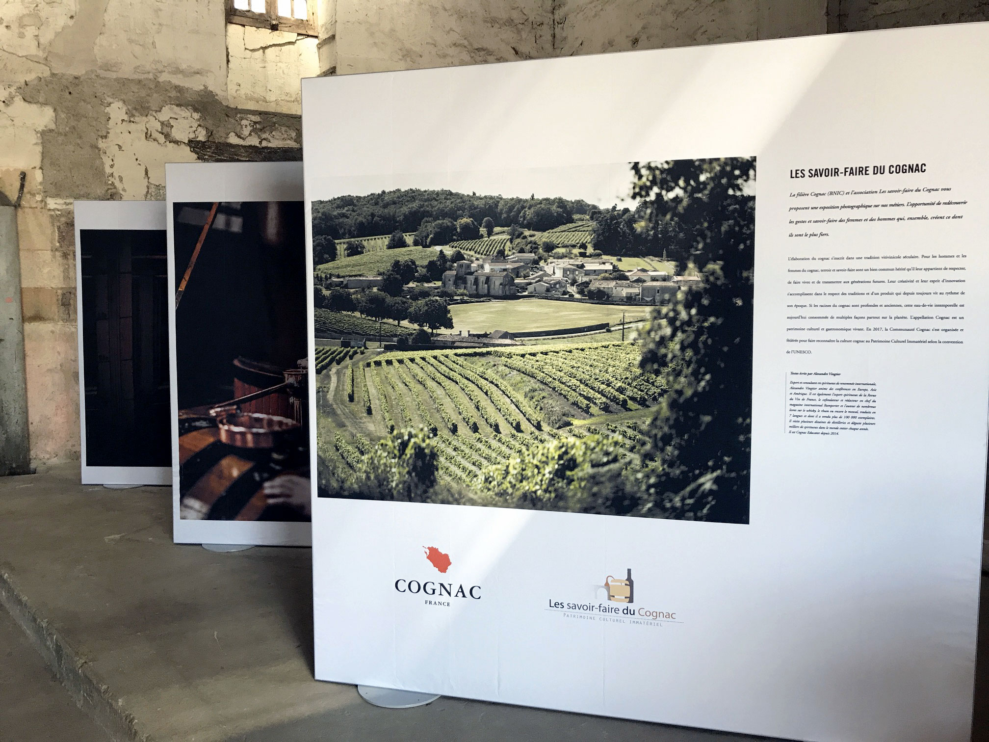 Exposition itinérante / Cognac – événementiel