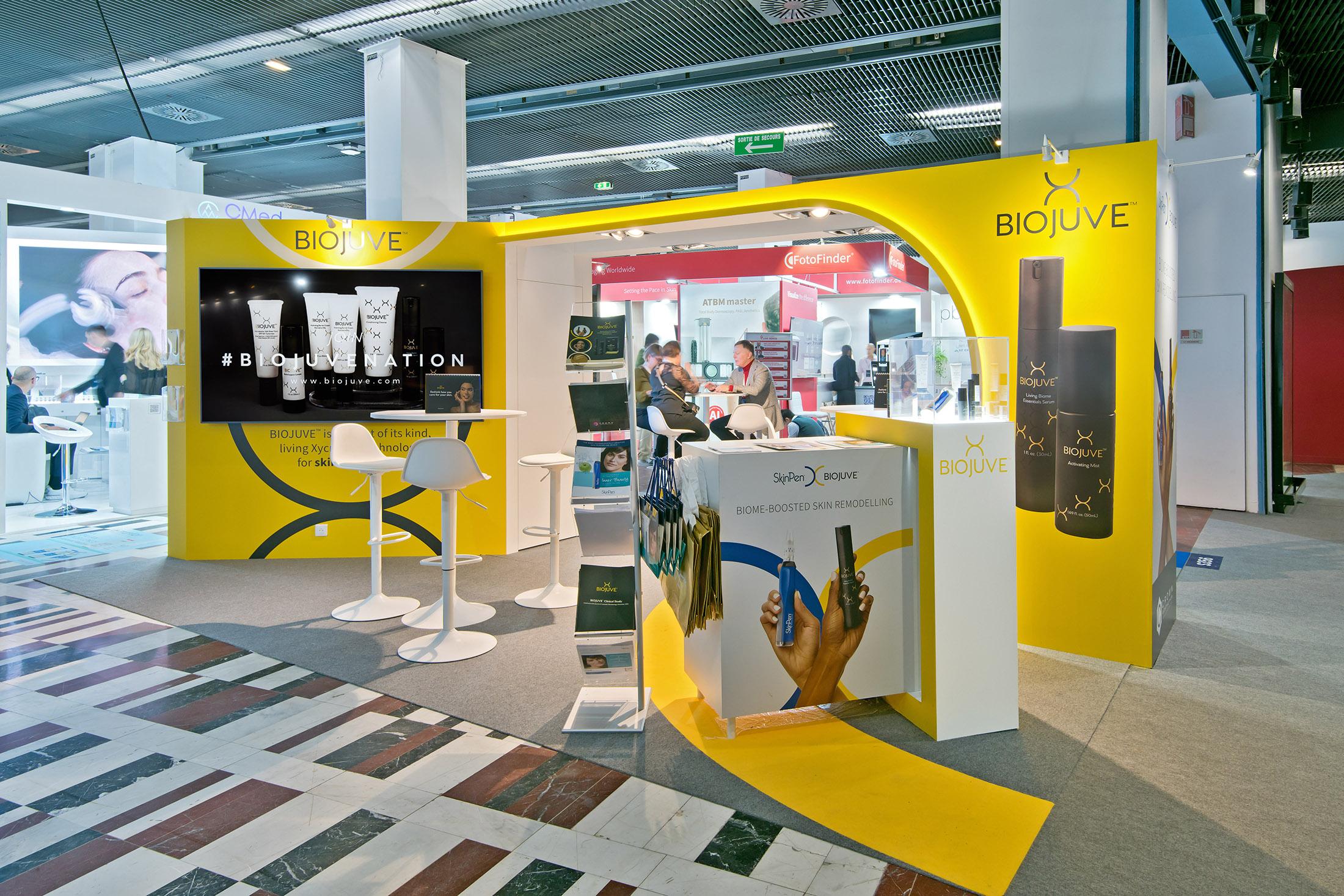 Création de stands sur mesure pour le congrès IMCAS Paris